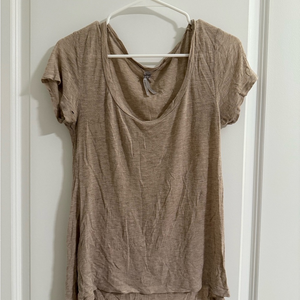 Casual Tan Women's Top